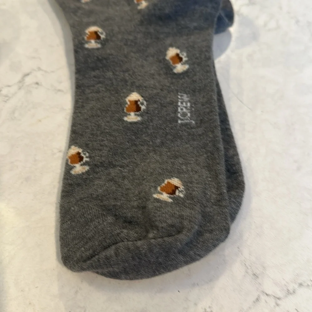 J Crew 3 pack Party drinks socks​